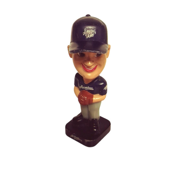 2002 Post Cereal Fotoball MLB Mini Bobblehead #2 American League All Stars VTG - Picture 2 of 12